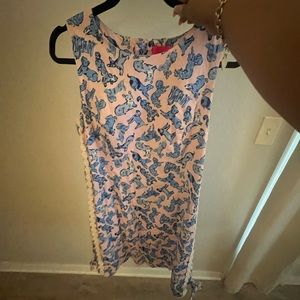 Rare Lilly Pulitzer Dog print shift dress
